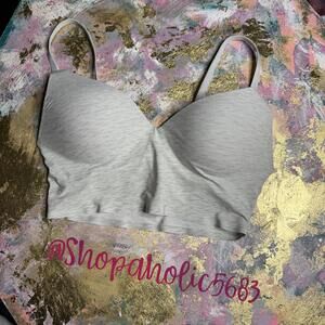PINK by Victoria's Secret Gray Wireless Push Up Bra